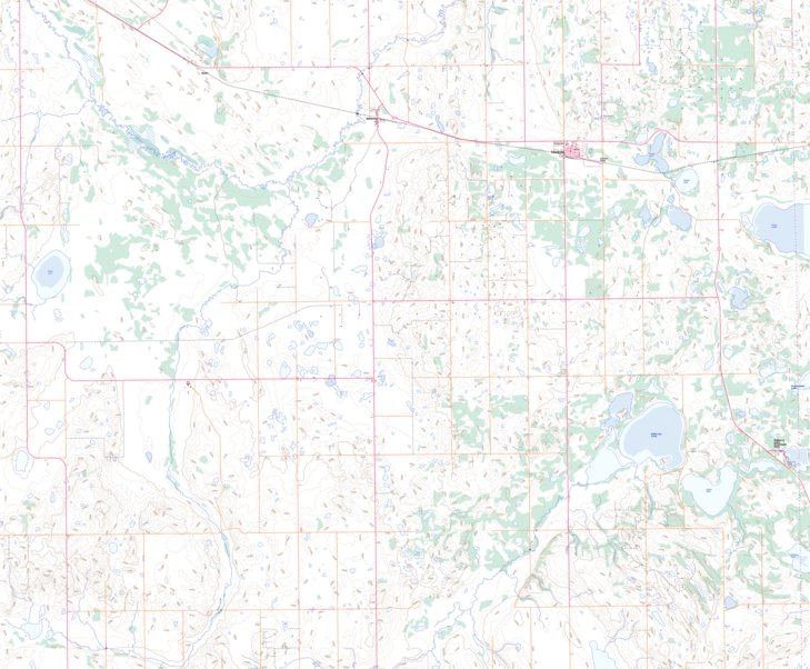 Chauvin, AB (073D09 Toporama) Map by Natural Resources Canada | Avenza Maps