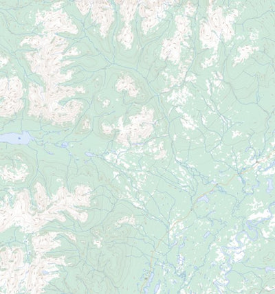 Natural Resources Canada Chechera Mountain, YT (105J05 Toporama) digital map
