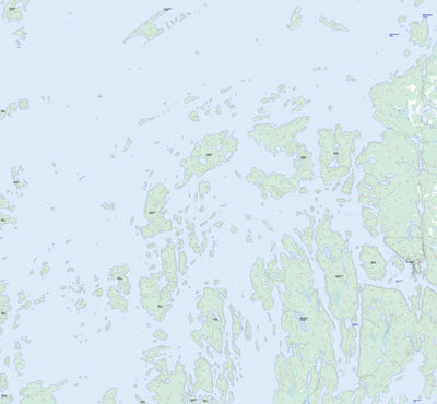 Natural Resources Canada Cheesman Island (064E01 Toporama) digital map