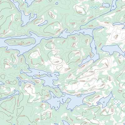Natural Resources Canada Cherrington Lake, ON (053D10 Toporama) digital map