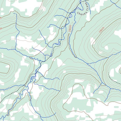 Natural Resources Canada Cheves Creek, BC (094J06 Toporama) digital map