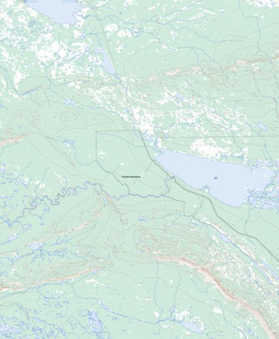 Natural Resources Canada Chick Lake, NT (106H16 Toporama) digital map