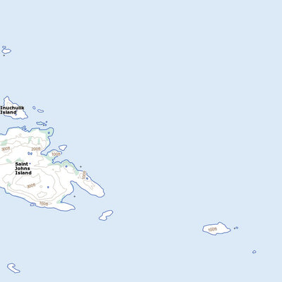 Natural Resources Canada Chronicle Island, NL (014C10 Toporama) digital map