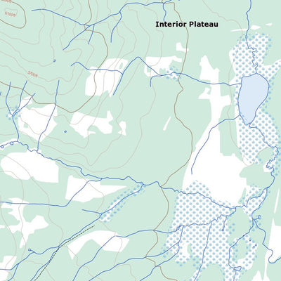 Natural Resources Canada Churn Creek (092O07 Toporama) digital map