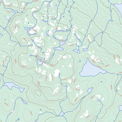 Natural Resources Canada Chute Au Granite, QC (023N16 Toporama) digital map