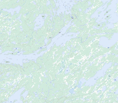 Natural Resources Canada Cinder Lake, MB (053L15 Toporama) digital map