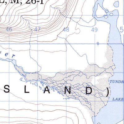 Natural Resources Canada Circle Lake, NU (026I09 CanMatrix) digital map