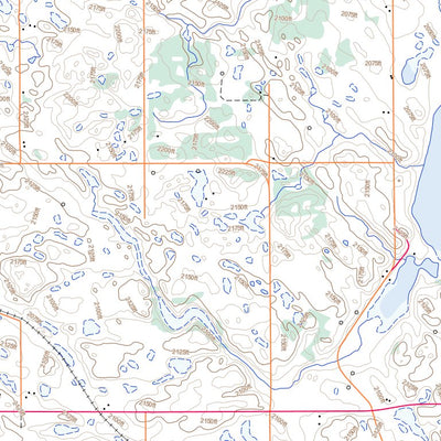 Natural Resources Canada Clandonald, AB (073E10 Toporama) digital map