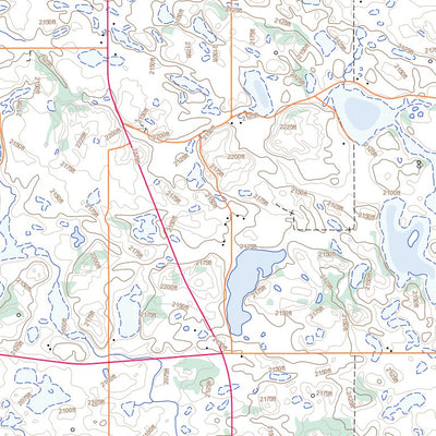 Natural Resources Canada Clandonald, AB (073E10 Toporama) digital map