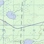 Natural Resources Canada Clark Lake, MB (054D05 CanMatrix) digital map