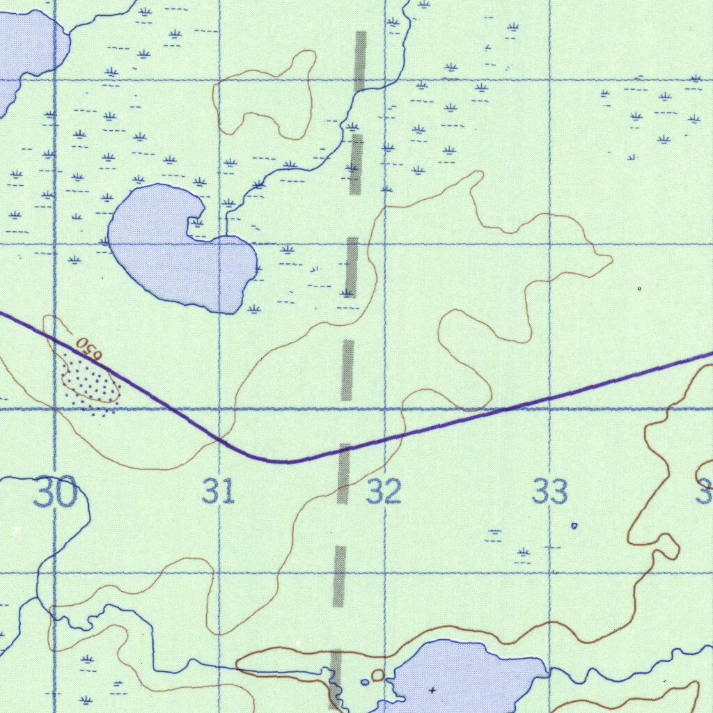 Clark Lake, MB (054D05 CanMatrix) Map by Natural Resources Canada ...