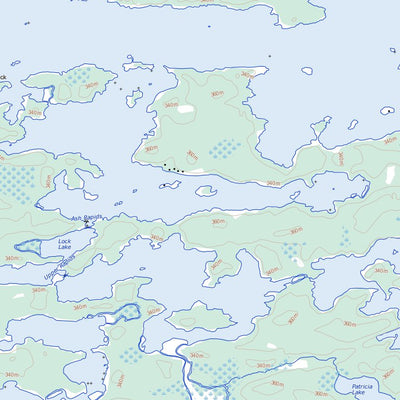 Natural Resources Canada Clearwater Bay, ON (052E10 Toporama) digital map
