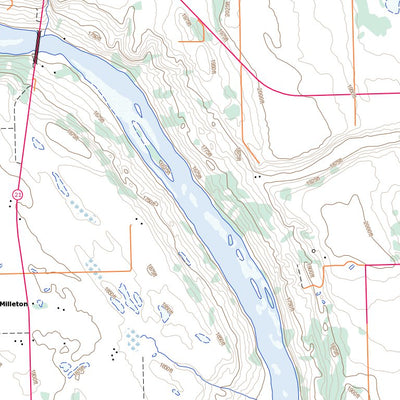 Natural Resources Canada Cleeves (073F06 Toporama) digital map