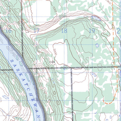Natural Resources Canada Cleeves, SK (073F06 CanMatrix) digital map