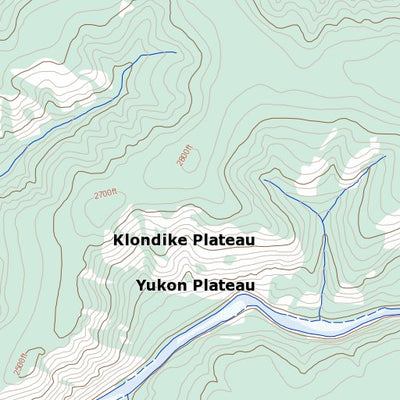 Natural Resources Canada Clinton Creek, YT (116C07 Toporama) digital map