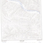 Natural Resources Canada Coffee Creek, YT (115J14 CanMatrix) digital map