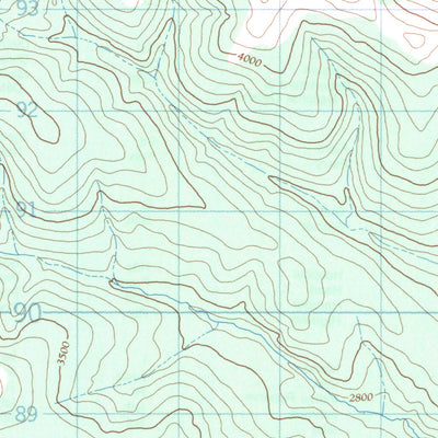 Natural Resources Canada Coldspring Mountain, YT (115P03 CanMatrix) digital map