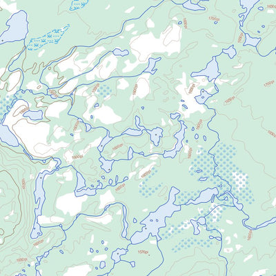 Natural Resources Canada Collines Pontard (033H16 Toporama) digital map
