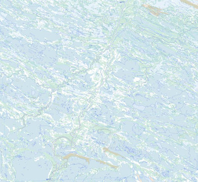 Natural Resources Canada Comeault Creek, MB (054B16 Toporama) digital map