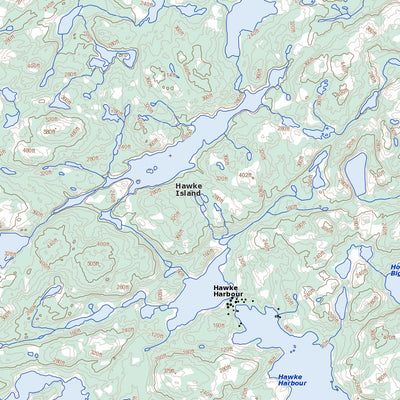Natural Resources Canada Comfort Bight, NL (003E04 Toporama) digital map
