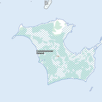 Natural Resources Canada Commissioner Island, MB (063A03 Toporama) digital map