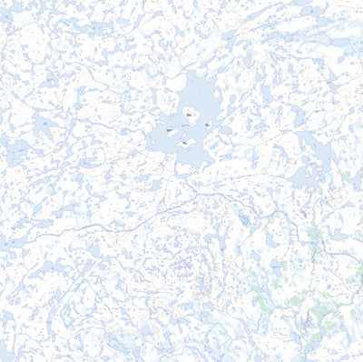 Natural Resources Canada Commonwealth Lake, MB (064P14 Toporama) digital map