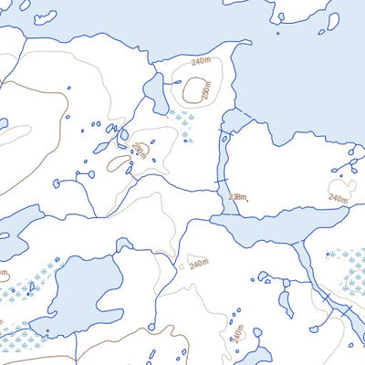Natural Resources Canada Commonwealth Lake, MB (064P14 Toporama) digital map