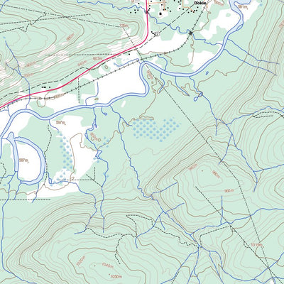 Natural Resources Canada Commotion Creek (093P12 Toporama) digital map