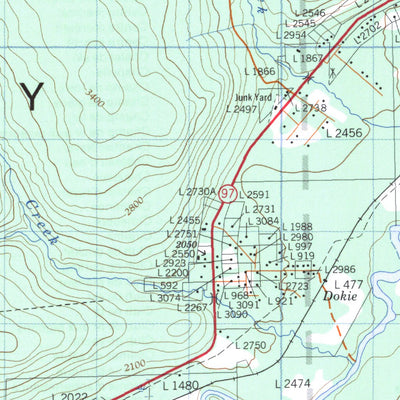 Natural Resources Canada Commotion Creek, BC (093P12 CanMatrix) digital map