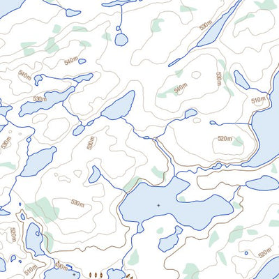 Natural Resources Canada Concession Lake, NU (076E12 Toporama) digital map