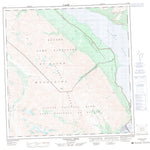 Natural Resources Canada Congdon Creek, YT (115G02 CanMatrix) digital map