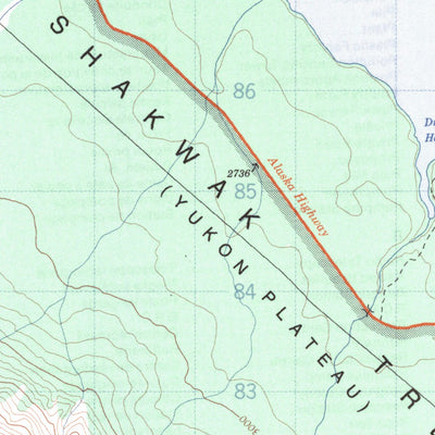 Natural Resources Canada Congdon Creek, YT (115G02 CanMatrix) digital map