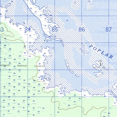Natural Resources Canada Connolly Bay, MB (063F07 CanMatrix) digital map