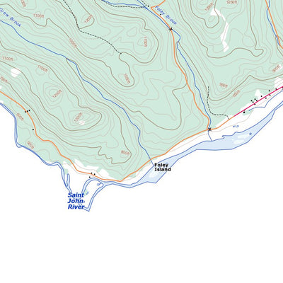 Natural Resources Canada Connors, NB (021N02 Toporama) digital map
