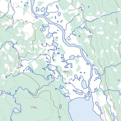 Natural Resources Canada Conrod Lake, NU (076A16 Toporama) digital map