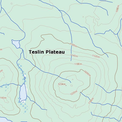 Natural Resources Canada Consolation Creek, BC (104N14 Toporama) digital map