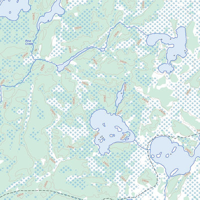 Natural Resources Canada Costes Lake, MB (063H14 Toporama) digital map