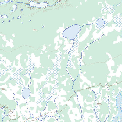 Natural Resources Canada Couture Lake, MB (053M16 Toporama) digital map