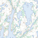 Natural Resources Canada Cowan Lake, NT (085O06 Toporama) digital map