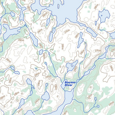 Natural Resources Canada Cowan Lake, NT (085O06 Toporama) digital map