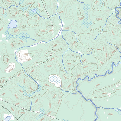 Natural Resources Canada Cowper Lake, AB (073M16 Toporama) digital map