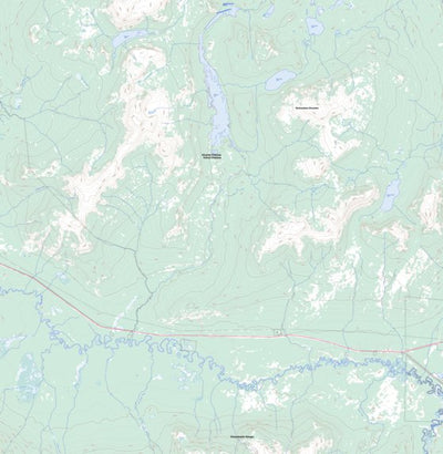 Natural Resources Canada Cracker Creek, YT (115A15 Toporama) digital map