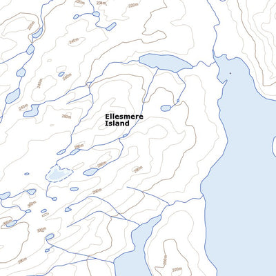 Natural Resources Canada Craig Lake, NU (120C14 Toporama) digital map
