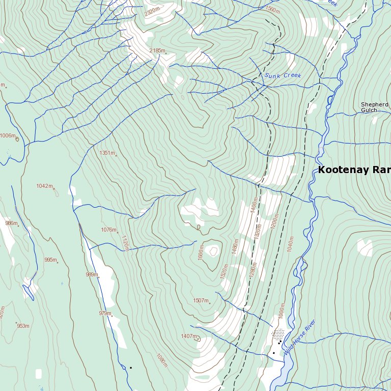 Cranbrook (082G12 Toporama) Map by Natural Resources Canada | Avenza Maps