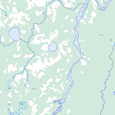 Natural Resources Canada Crandall Falls, ON (053I03 Toporama) digital map