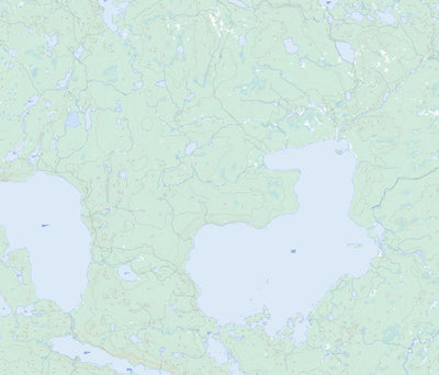 Natural Resources Canada Crean Lake, SK (073J01 Toporama) digital map