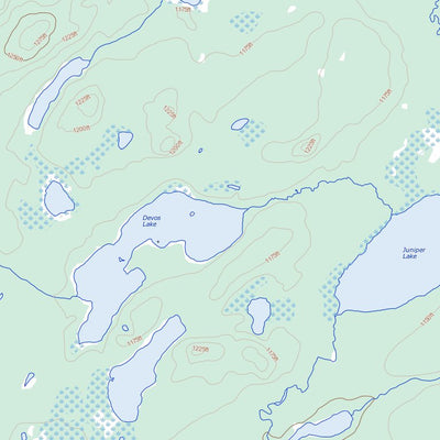 Natural Resources Canada Crerar Lake, ON (052P11 Toporama) digital map