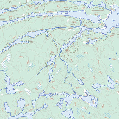 Natural Resources Canada Critchell Lake, ON (053C05 Toporama) digital map