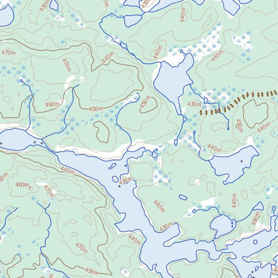 Natural Resources Canada Cronyn Lake, NT (075G06 Toporama) digital map