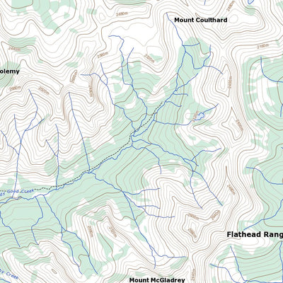 Natural Resources Canada Crowsnest, AB (082G10 Toporama) digital map